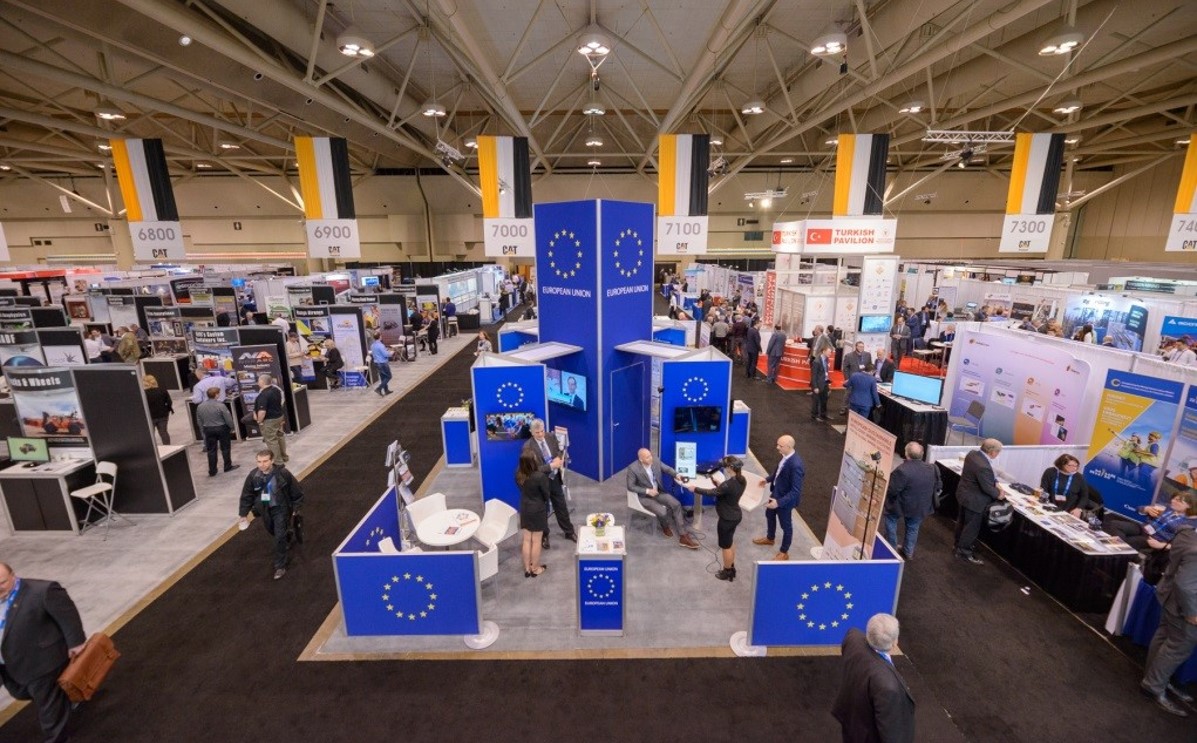 EU booth at PDAC 2019